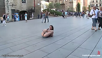 Amateur European Girl Gets Dominated In Public