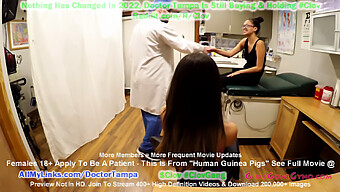 Doctor Tampa Conducts Side-By-Side Examination Of Aria Nicole And Angel Santana'S Intimate Areas For Their Inaugural Gynecological Visit